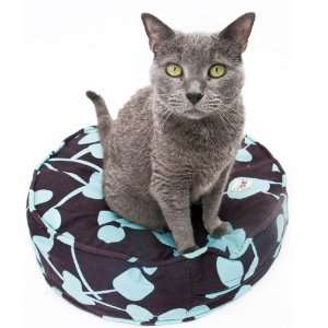  Molly Meow Your Hand In Mine Cat Duvet   Blue & Brown 