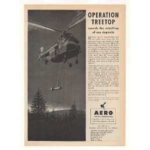  1955 Aero Service Corp Helicopter Operation Treetop Print 