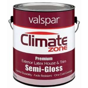  1 Gallon Semi Gloss White Climate Zone Exterior Latex 