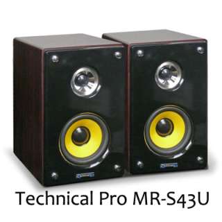   MRS43U Active & Passive Studio Monitors Computer TV Speakers  