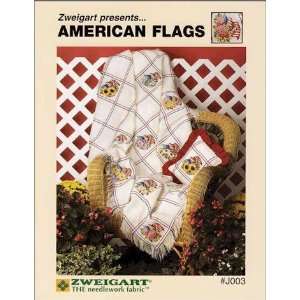  American Flags   Cross Stitch Pattern Arts, Crafts 