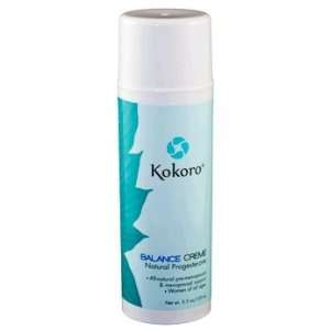 KOKORO Kokoros 3.3oz PUMP Womens BALANCE CREME  Natural Progesterone 