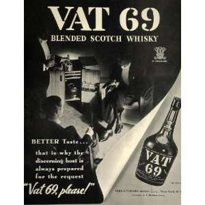   Scotch Whisky Whiskey Bottle Bar   Original Print Ad: Home & Kitchen