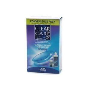   CLEAR CARE Lens Solution with AQuify Drops, Convenience Pack   4 Oz
