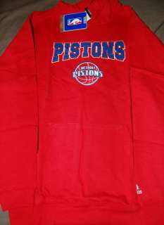 NBA Detroit Pistons Boys Adidas Hoodie Sweater Large  