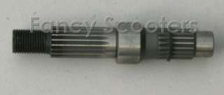 50cc GY6 Engine Gearbox Outer Shaft (B) (L=126mm, for shortcase engine 