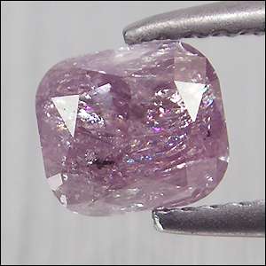 32 Cts Natural Untreated Luster Fancy Purple Pink Diamond Radiant 