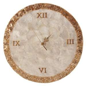   Round Wall Clock with Roman Numerals 14  Home & Kitchen