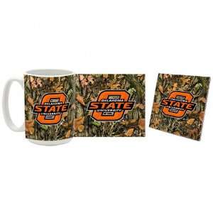  Oklahoma State Cowboys Camouflage Mug and Coaster Set 