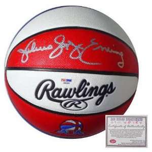   Julius Erving Autographed ABA Rawlings Basketball: Sports & Outdoors
