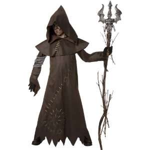 Lets Party By Time AD Inc. Evil Warlock Child Costume / Brown   Size 