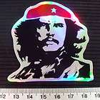 Che Guevara Sticker Decals Reflect Light BK 2.5x2.5