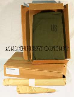 GENUINE US MILITARY ARMY two man pup tent complete.
