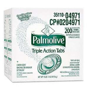  Colgate Palmolive Triple Action Dishwasher Tabs, Lemon 