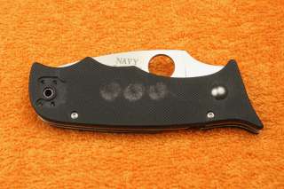 New NAVY Compression Lock 440C Folding Knife K 607  