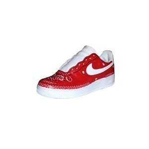   Nike Air Force One Low Top (White/Red) 