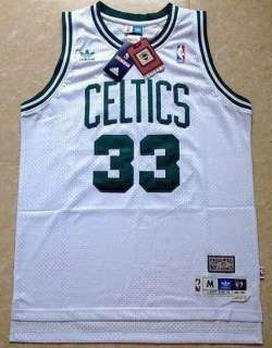 Larry Joe Bird Boston Celtics 33# Classics Thowback JERSEYS White 