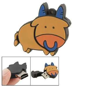  Gino Cartoon Cow Shape USB 2.0 T Flash Memory Card Reader 
