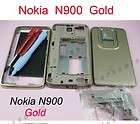 Full Housing Cover for Nokia N900 N 900 Stylus Key Gold