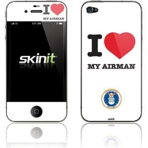  Skinit I Heart My Airman Vinyl Skin for Apple iPhone 4 