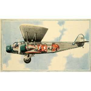  1932 Print Newark Airplane Hamilton Propeller Boeing Model 