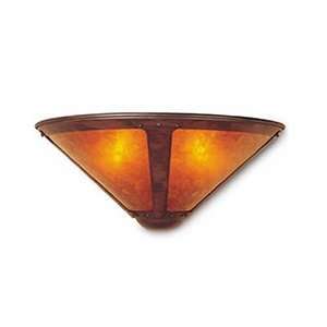  mica lamp company coppersmith 2 light wall sconce dark 