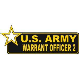  United States Army Warrant Officer 2 Bumper Sticker Decal 