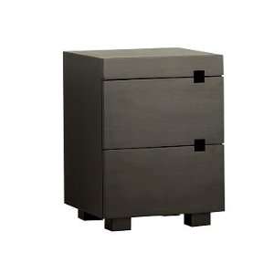  west elm Cube Cutout End Table, Chocolate: Home & Kitchen