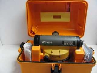 Topcon AT G6 Auto Automatic 24x Transit Level in Case NR 7042  