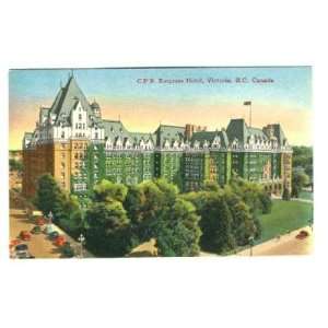  Canadian Pacific Empress Hotel Postcard Victoria BC 