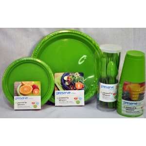 Made in The USA Green Party/Picnic Kit (green):  Kitchen 