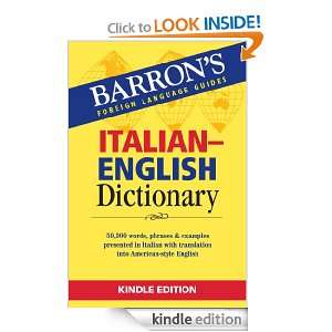 BARRONS ITALIAN ENGLISH DICTIONARY: Barron:  Kindle Store
