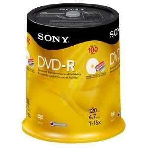   16x 4.7GB Inkjet Printable Blank DVD R (100 Pack Spindle) Electronics