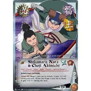   Power N 234 Shikamaru Nara & Choji Akimichi Rare Card Toys & Games