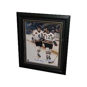 Sports Images Boston Bruins Bobby Orr And Yvan Cournoyer Autographed 