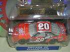 New Tony Stewart NASCAR 2002 Champion DECADE OF CHAMPIONS #20 Home 