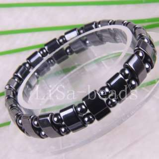 Black Hematite Loose Beads Bracelet 8L LH917  