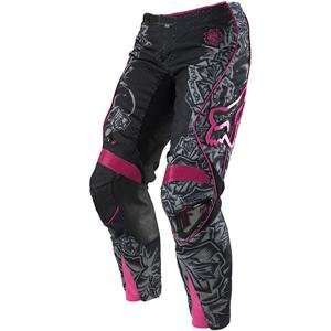   Fox Racing Womens Elite Tarantula Pants   3/4/Black/Pink: Automotive