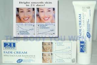 21 Days Fade Cream Ultra Whitening Skin Lightener **  