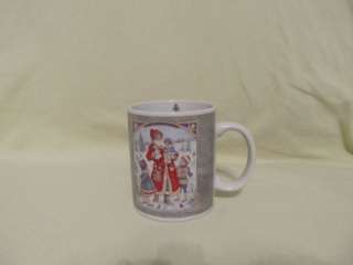 1999 JCPenney Betty Whiteaker Christmas Santa Tree Mug  