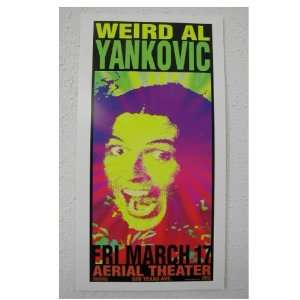  Weird Al Yankovic Poster Handbill Aerial Theater
