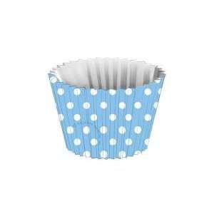  Tickled Blue Baby Shower Cupcake Liners   Boy Baby Shower 