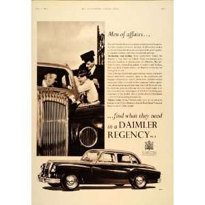  1955 Ad Daimler Regency Mk II British Car Automobile 