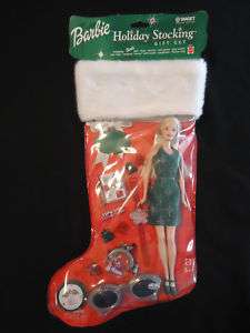2003 Barbie Holiday Stocking Gift Set Item #B8290 NIB 027084062809 