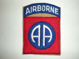 82ND AIRBORNE DIVISION UNIT PATCH WWII (REPRODUCTION)  