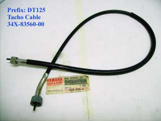 Yamaha DT125 DT200 Tacho Cable NOS DT200R 34X 83560   