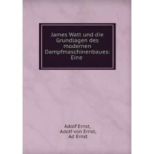    Eine . Adolf von Ernst, Ad Ernst Adolf Ernst Books