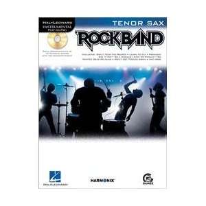  Hal Leonard Rock Band for Tenor Sax Instrumental Play 