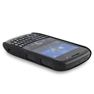 For BlackBerry Curve 8530 8520 Premium Black Hard Case Holster 