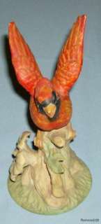 1992 Artmark Redbird / Cardinal Porcelain Bird Figurine  